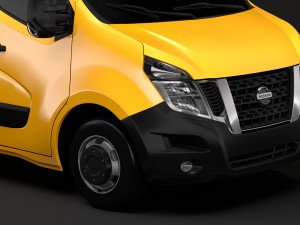 nissan nv 400 l2h2 van 2017 Modello 3D