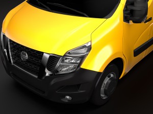 nissan nv 400 l2h2 van 2017 Modello 3D