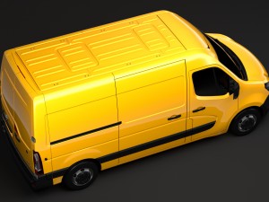 nissan nv 400 l2h2 van 2017 Modello 3D