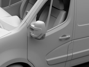 nissan nv 400 l2h2 van 2017 Modello 3D