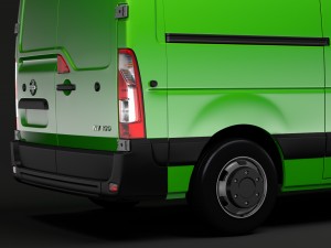 nissan nv 400 l2h3 van 2017 Model 3D