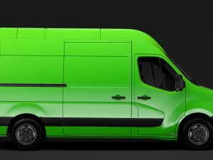 nissan nv 400 l2h3 van 2017 Model 3D