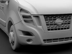 nissan nv 400 l2h3 van 2017 Model 3D