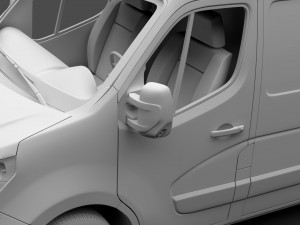 nissan nv 400 l2h3 van 2017 Model 3D