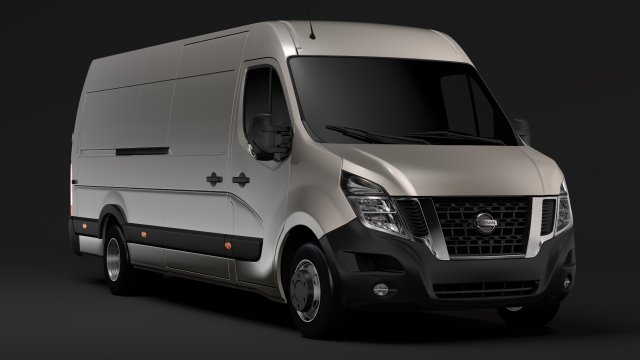 nissan nv 400 l4h2 van 2017 Modelo 3D .c4d .max .obj .3ds .fbx .stl .blend 