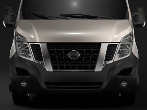 nissan nv 400 l4h2 van 2017 3D Model