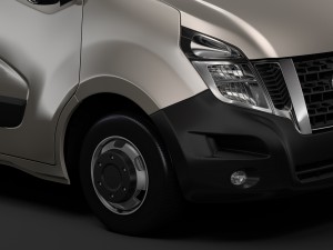 nissan nv 400 l4h2 van 2017 Modelo 3D