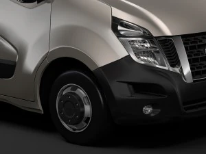 nissan nv 400 l4h2 van 2017 3D Model