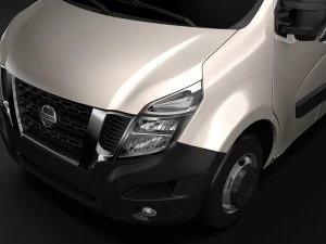 nissan nv 400 l4h2 van 2017 3D Model