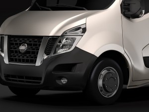 nissan nv 400 l4h2 van 2017 Modelo 3D