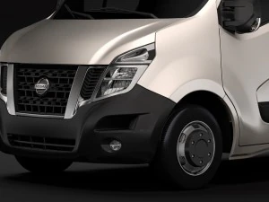 nissan nv 400 l4h2 van 2017 3D Model