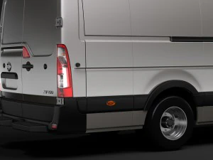nissan nv 400 l4h2 van 2017 3D Model