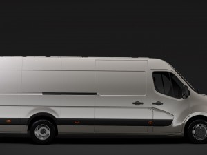 nissan nv 400 l4h2 van 2017 Modelo 3D