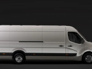 nissan nv 400 l4h2 van 2017 3D Model
