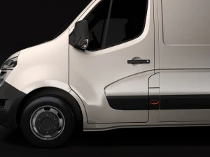 nissan nv 400 l4h2 van 2017 3D Model