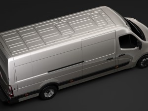 nissan nv 400 l4h2 van 2017 Modelo 3D