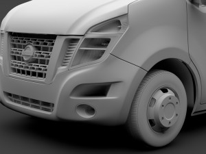 nissan nv 400 l4h2 van 2017 Modelo 3D