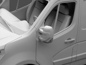 nissan nv 400 l4h2 van 2017 3D Model