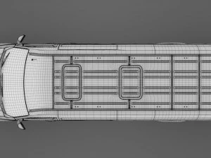 nissan nv 400 l4h2 van 2017 3D Model