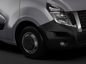 nissan nv 400 l4h3 van 2017 3D Model