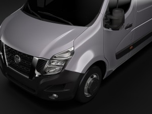 nissan nv 400 l4h3 van 2017 3D Model
