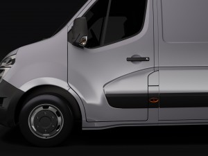nissan nv 400 l4h3 van 2017 3D Model