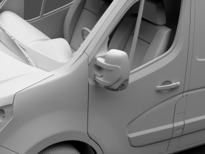 nissan nv 400 l4h3 van 2017 3D Model