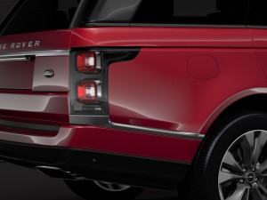 range rover supercharged lwb l405 2018 3D मॉडल