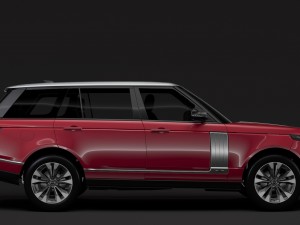 range rover supercharged lwb l405 2018 3D मॉडल