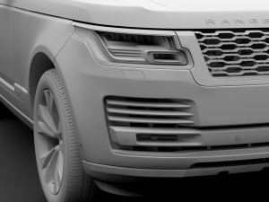 range rover supercharged lwb l405 2018 3D मॉडल