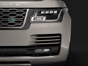 range rover hybrid lwb l405 2018 Model 3D