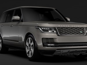 range rover hybrid lwb l405 2018 Model 3D