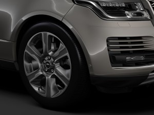 range rover hybrid lwb l405 2018 Model 3D