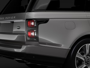 range rover hybrid lwb l405 2018 Model 3D