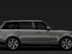 range rover hybrid lwb l405 2018 Model 3D