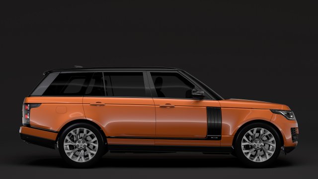 range rover hse td6 lwb l405 2018 3D Model .c4d .max .obj .3ds .fbx .stl .blend 