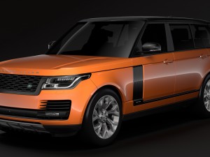 range rover hse td6 lwb l405 2018 3D Model