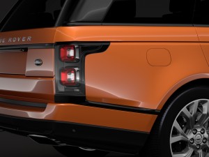 range rover hse td6 lwb l405 2018 3D Model