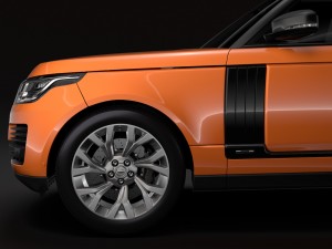 range rover hse td6 lwb l405 2018 3D Model