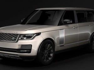 range rover autobiografia ibrida lwb l405 2018 Modello 3D