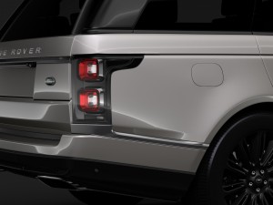 range rover autobiography hybrid lwb l405 2018 Model 3D