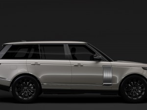 range rover autobiography hybrid lwb l405 2018 Model 3D