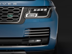 range rover autobiography lwb l405 2018 3D Model