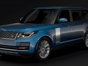 range rover autobiography lwb l405 2018 3D Model