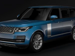 range rover autobiography lwb l405 2018 3D Model
