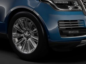 range rover autobiography lwb l405 2018 3D Model