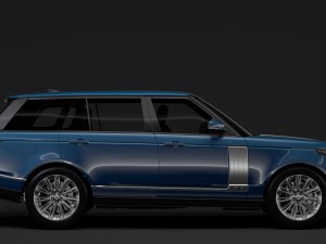 range rover autobiography lwb l405 2018 3D Model