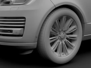 range rover autobiography lwb l405 2018 3D Model