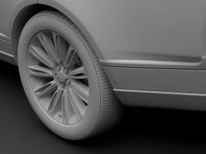 range rover autobiography lwb l405 2018 3D Model