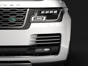 range rover autobiography p400e lwb l405 2018 Modelo 3D
